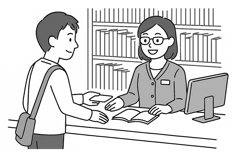 ふだを借りる